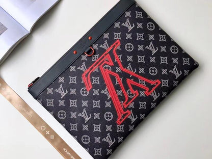 Louis Vuitton Discovery Pochette Monogram Upside Down Canvas