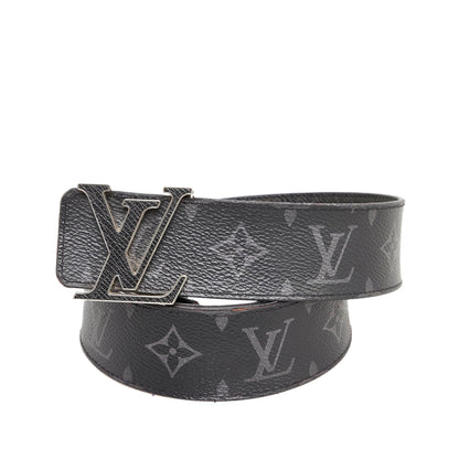 LOUIS VUITTON Monogram Eclipse Initiales Belt