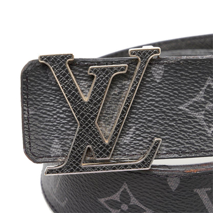 LOUIS VUITTON Monogram Eclipse Initiales Belt