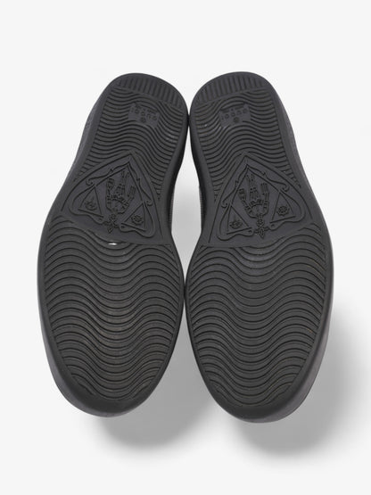 Gucci GG Ace Embossed Trainers Black Leather EU 41 UK 7