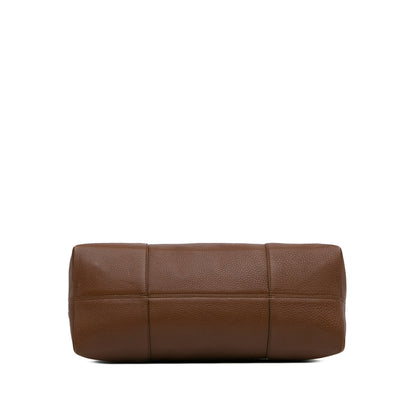 Brown Gucci Leather Bree Tote Bag