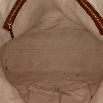 Brown Gucci Leather Bree Tote Bag
