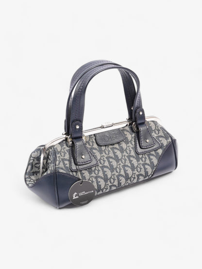 Christian Dior Doctor Bag Monogram / Navy Blue Canvas
