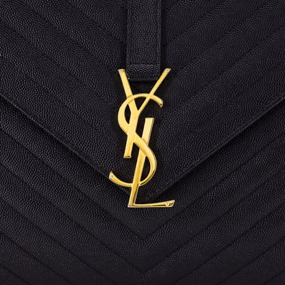 Saint Laurent Envelope Bag Large Black