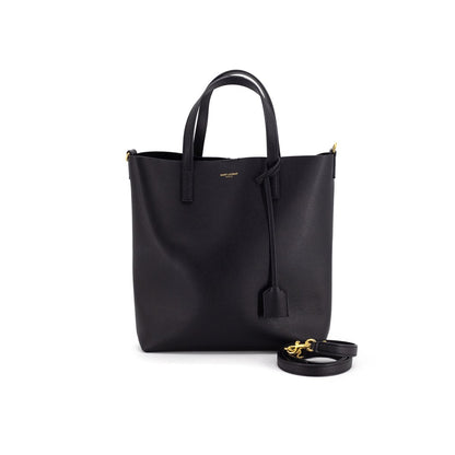 Saint Laurent Leather Tote Black