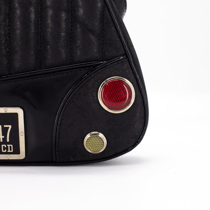 Dior Montaigne 1947 Bag Black by John Galliano Collection