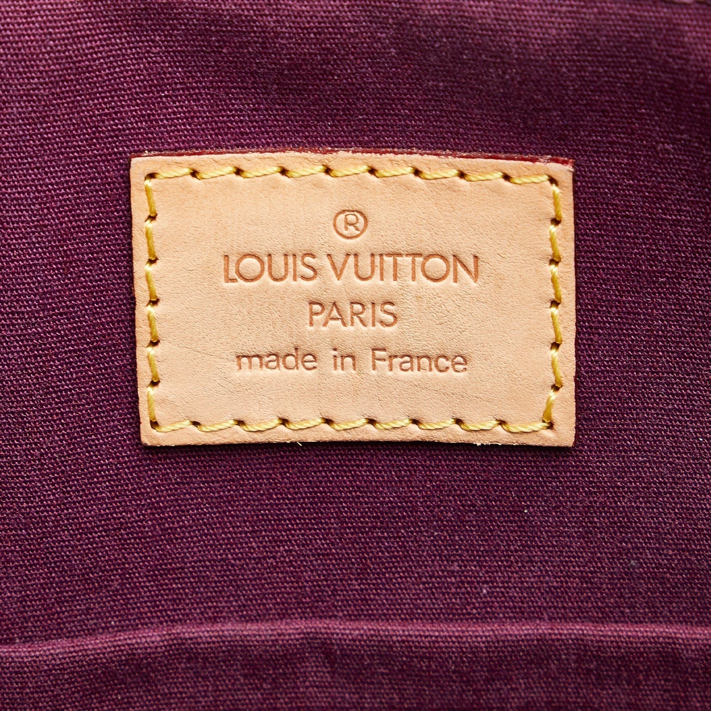 LOUIS VUITTON Monogram Vernis Bellevue PM Handbag