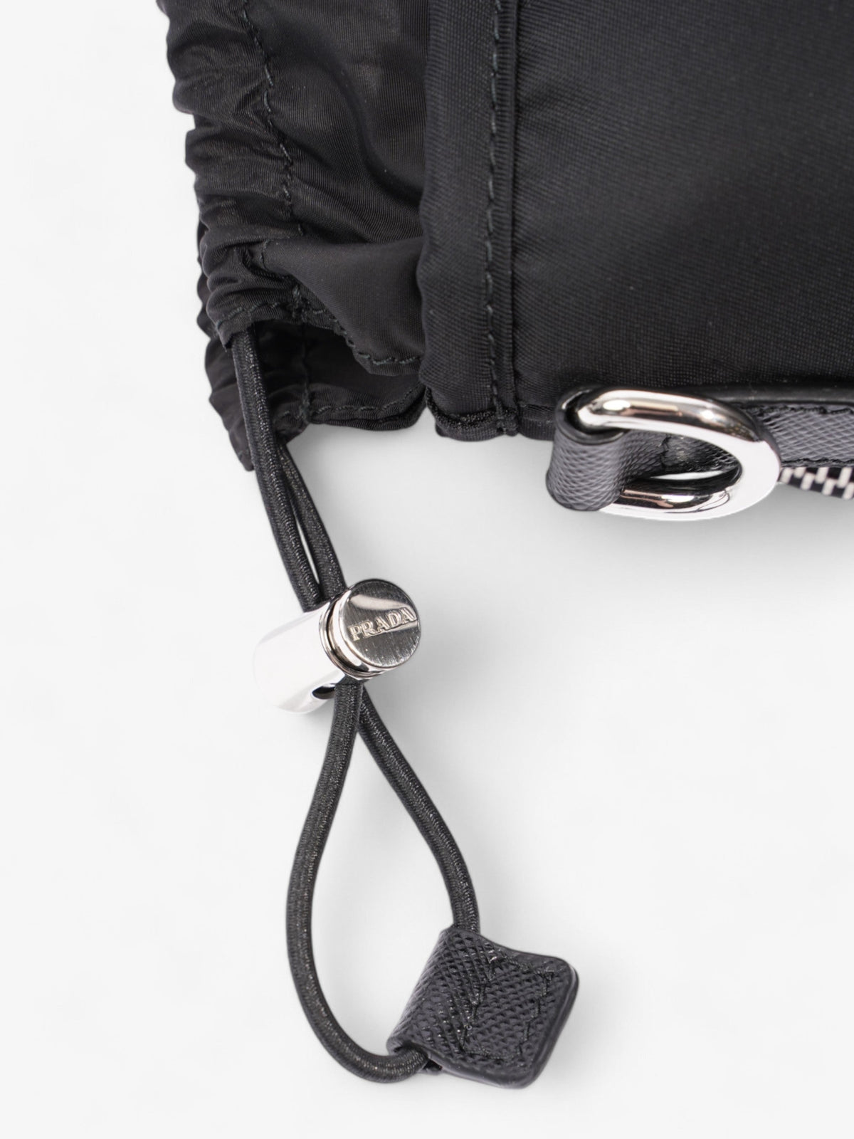 Prada Phone Case Crossbody Black Re Nylon