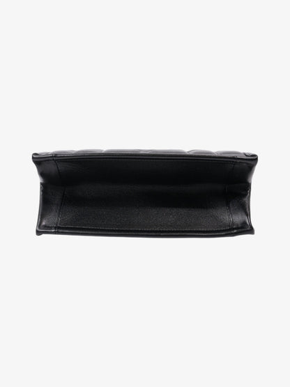 Christian Dior Archi Cannage Bage Black Leather