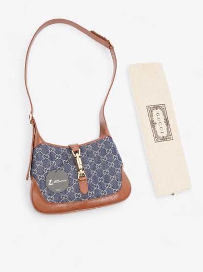 Gucci Jackie 1961 Brown / Denim Denim Small
