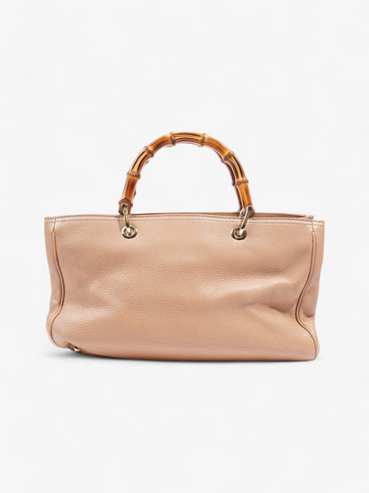 Gucci Bamboo Shopper Tote Beige Leather Medium
