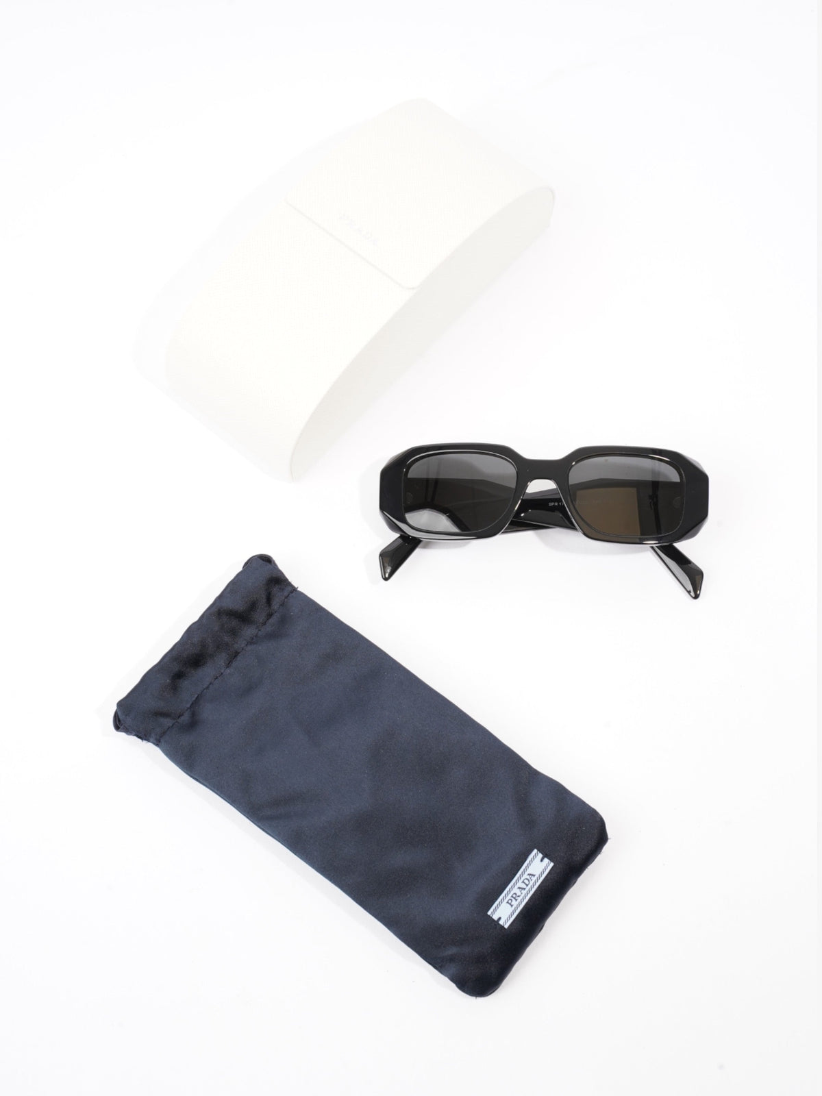 Prada Symbole Sunglasses Black Acetate 145mm