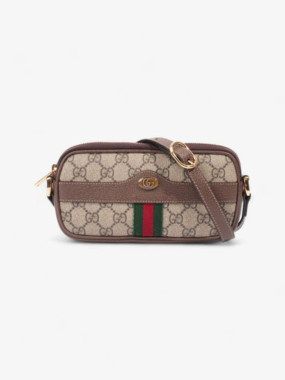 Gucci Ophidia GG Web GG Supreme / Red / Green Canvas Mini