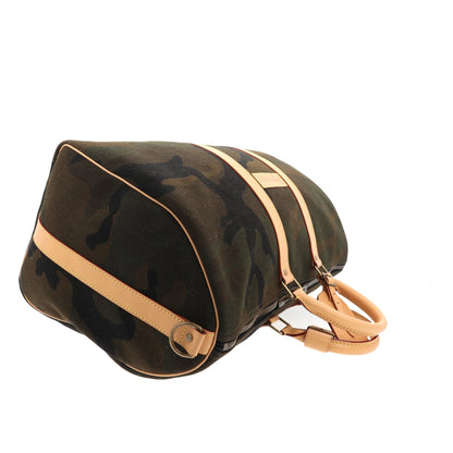 LOUIS VUITTON X SUPREME X Supreme Keepall Bandouliere 45 Camo Travel Bag