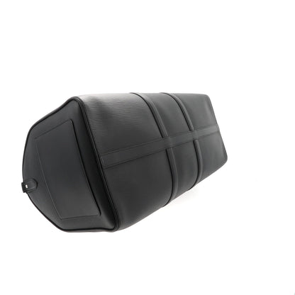 LOUIS VUITTON X SUPREME X Supreme Black Epi Keepall 55 Travel Bag