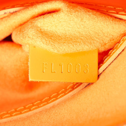 LOUIS VUITTON Epi Alma PM Orange