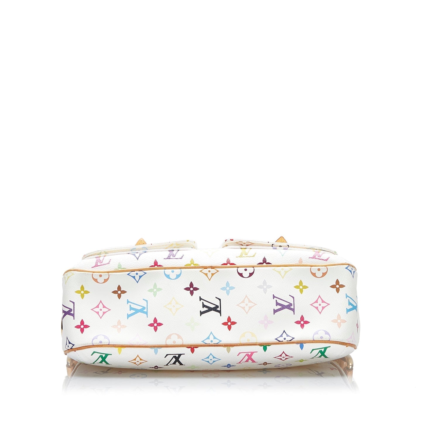 LOUIS VUITTON Monogram Multicolore Lodge PM White