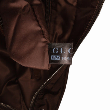 Brown Gucci Diamante Web Tote