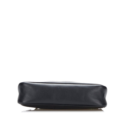 Gucci Web Baguette Black GG Denim Canvas