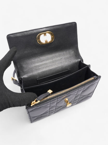 Christian Dior Miss Caro Bag Black Lambskin Leather Mini