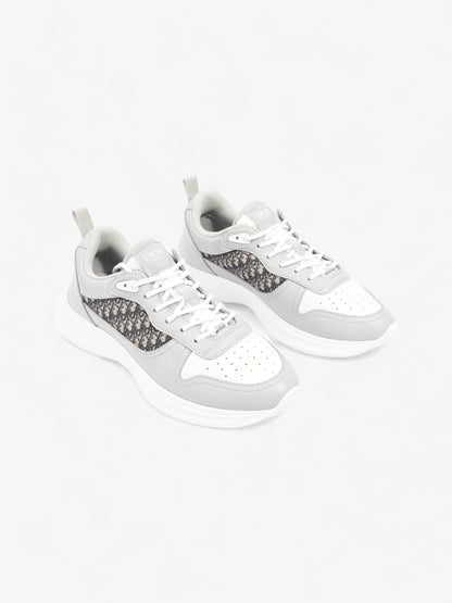 Christian Dior B25 Grey Oblique / White Leather EU 42 UK 8