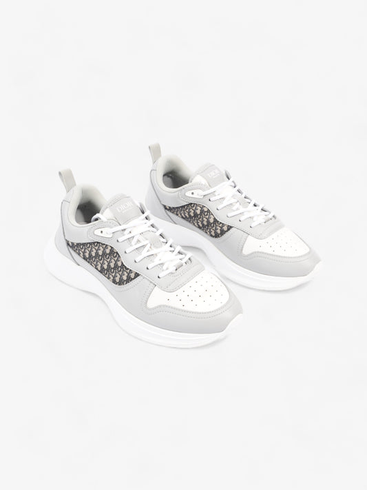 Christian Dior B25 Grey Oblique / White Leather EU 42 UK 8