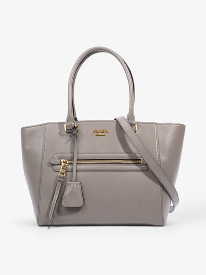 Prada 2Way Grey Leather