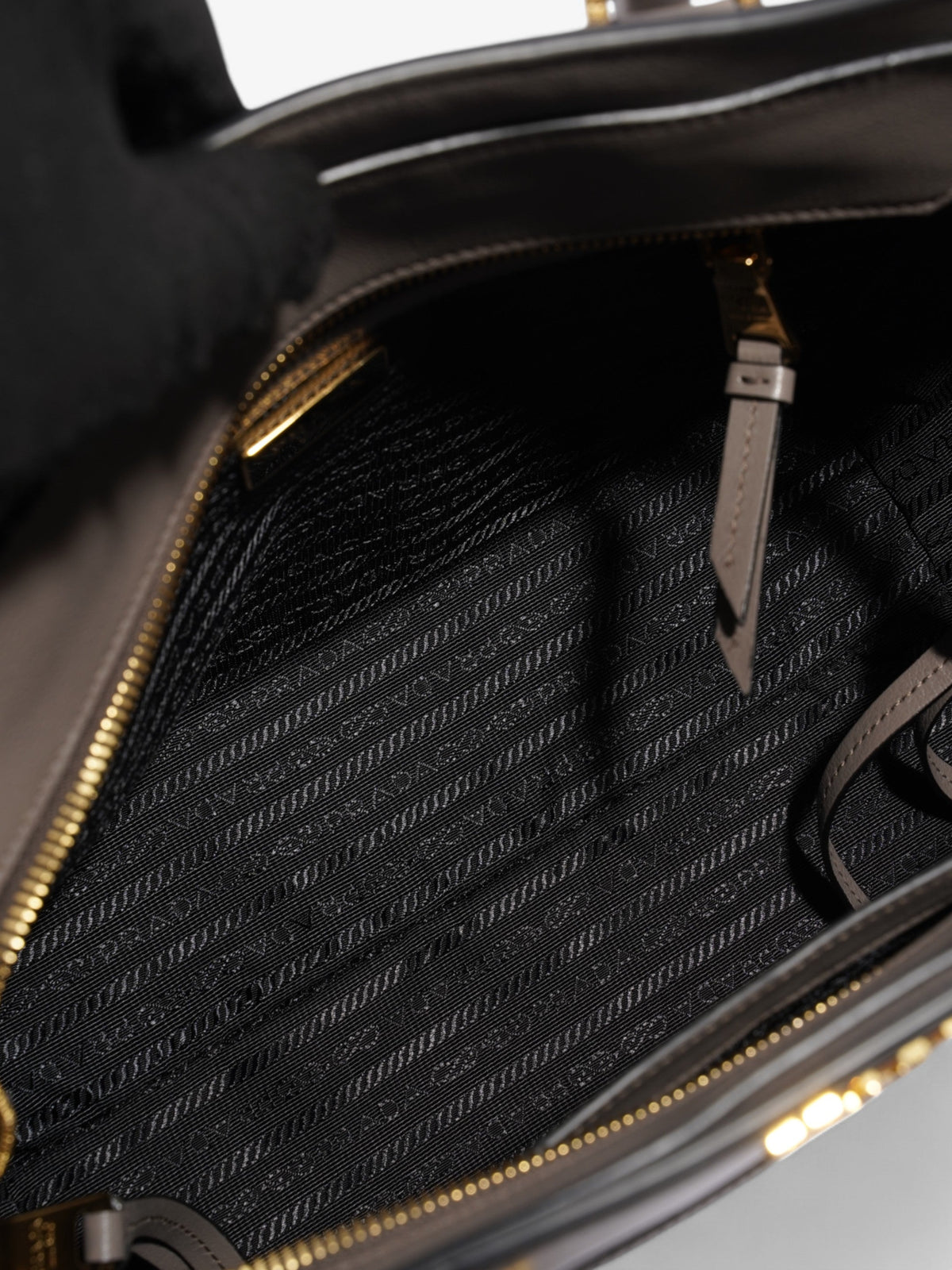 Prada 2Way Grey Leather