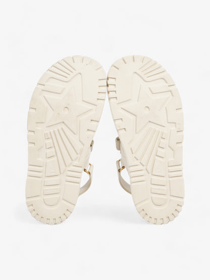 Christian Dior Dioract  Off White Lambskin Leather EU 42 UK 8