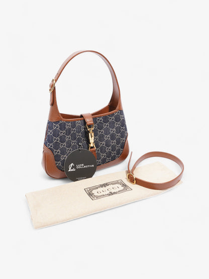 Gucci Jackie 1961 Blue / Brown Denim