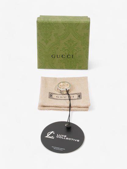 Gucci GG Signature Bee Ring Silver Silver Sterling 12 (52mm)