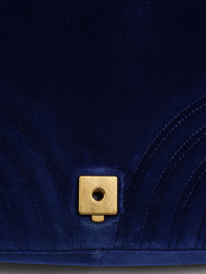 Gucci GG Marmont Royal Blue Velvet Large
