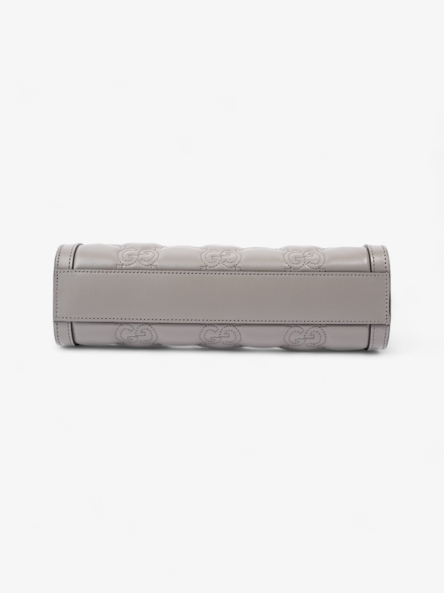 Gucci GG Matelassé Grey Matelasse Leather Small