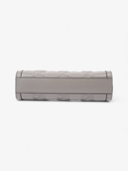Gucci GG Matelassé Grey Matelasse Leather Small