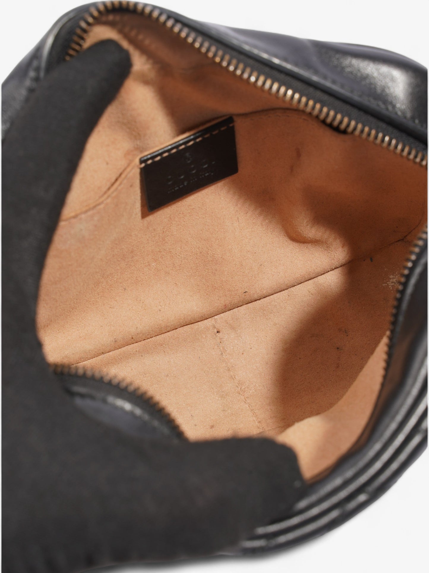 Gucci GG Marmont Black Matelasse Leather Mini
