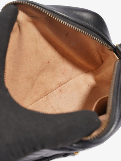 Gucci GG Marmont Black Matelasse Leather Mini