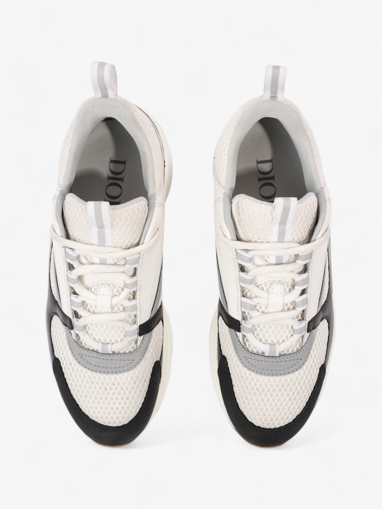 Christian Dior B22 White / Black / Grey Mesh EU 41 UK 7