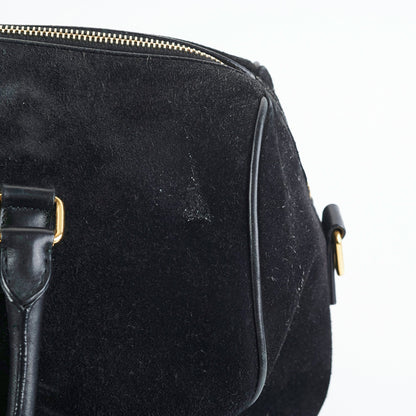 Saint Laurent Bo Duffle Suede Leather Bag
