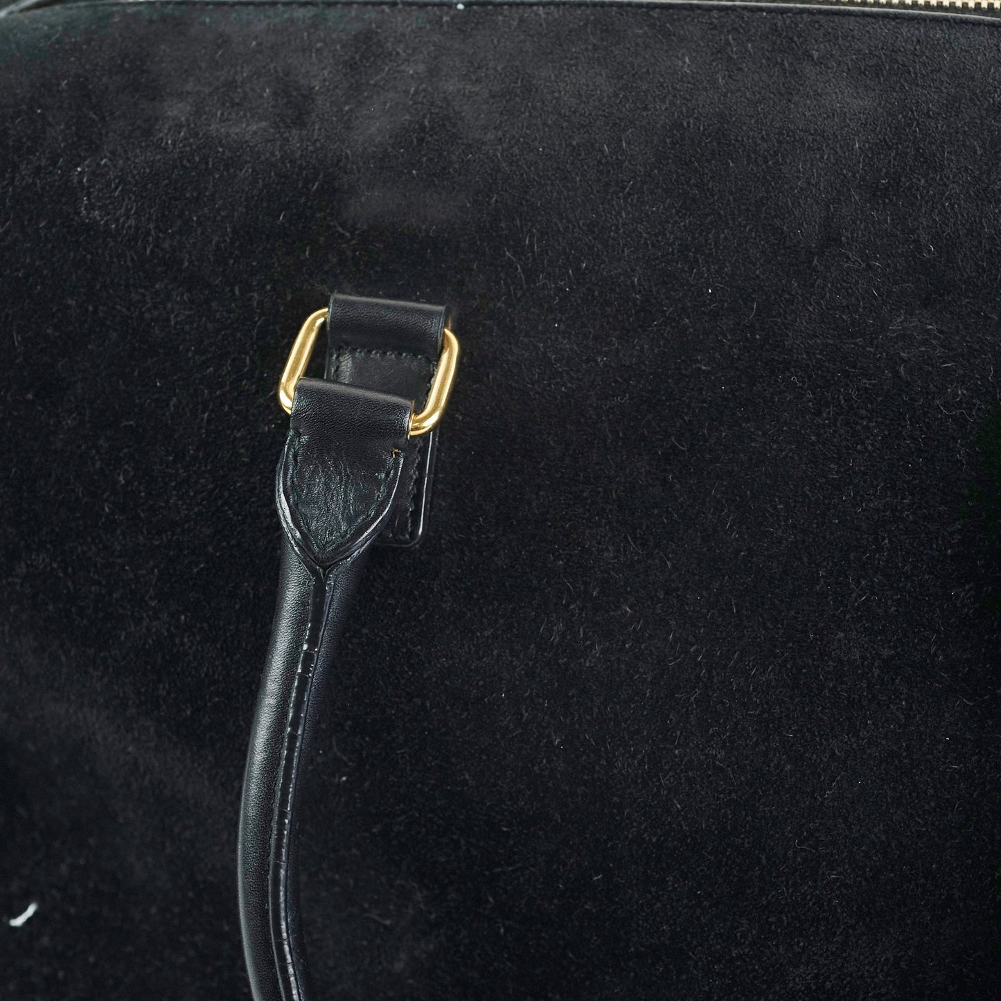 Saint Laurent Bo Duffle Suede Leather Bag