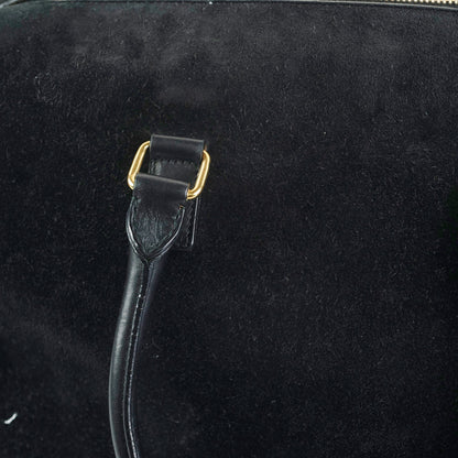 Saint Laurent Bo Duffle Suede Leather Bag