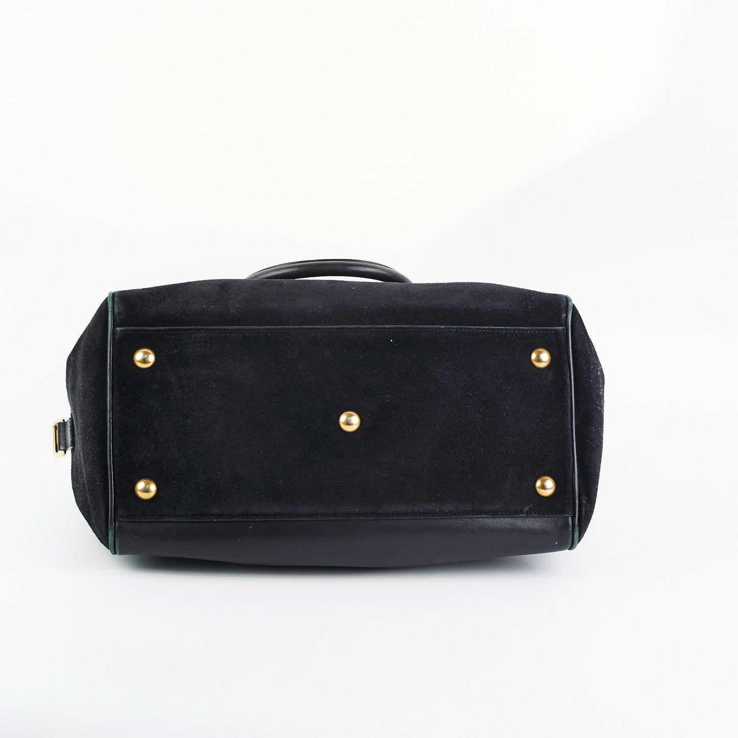 Saint Laurent Bo Duffle Suede Leather Bag