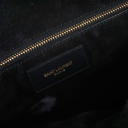 Saint Laurent Bo Duffle Suede Leather Bag
