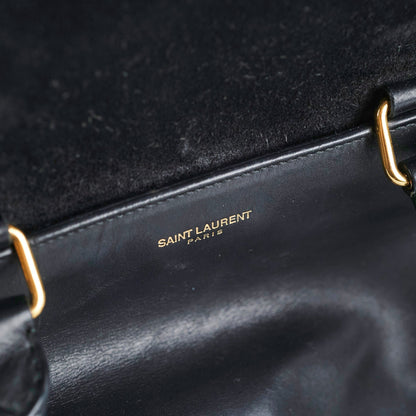 Saint Laurent Bo Duffle Suede Leather Bag