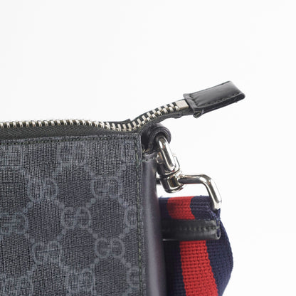 Gucci Black Messenger Monogram Shoulder Bag