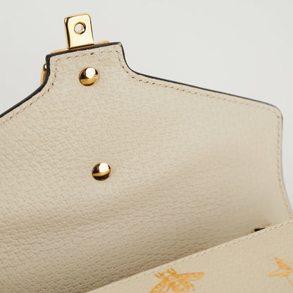 Gucci Sylvie White Mini Top Handle Bag