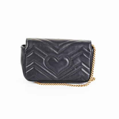 Gucci Supermini Marmont Black