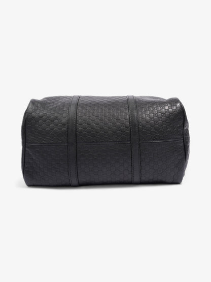 Gucci Boston Bag Microguccissima Black Leather