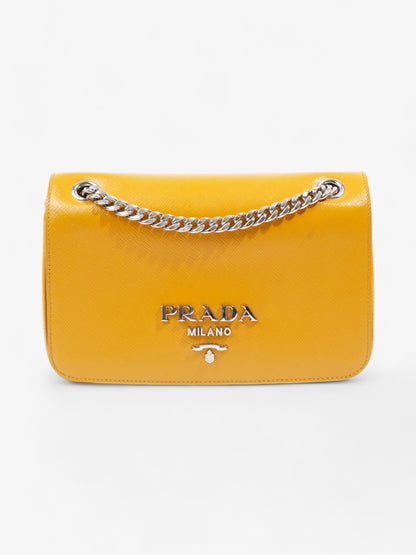 Prada Crossbody Bag Mustard Saffiano Leather Mini