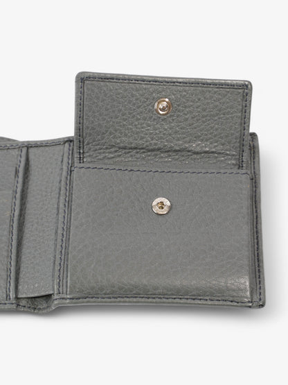 Gucci Soho Bifold Wallet with Interlocking G Grey Leather