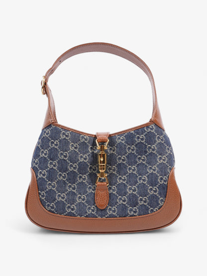 Gucci Jackie 1961 Blue / Brown Denim Small
